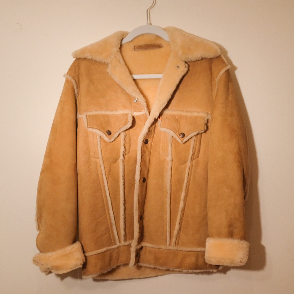Vintage Levi Rare Olympic Shearling Sherpa JacketM